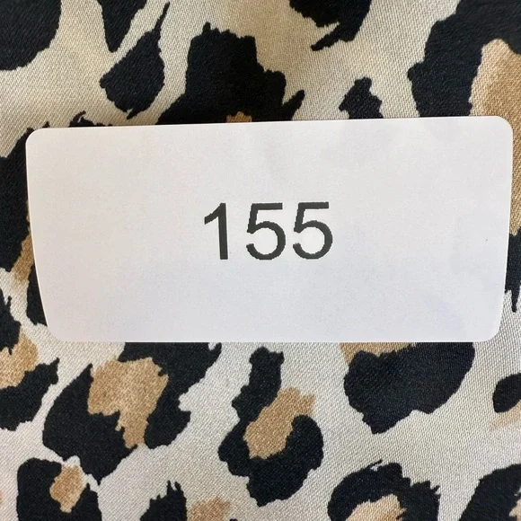 Zara leopard print blouse size large preowned - Picture 6 of 6